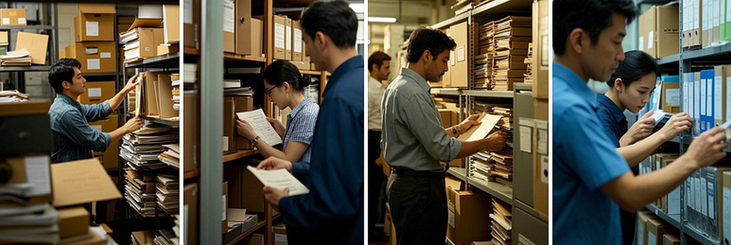 Sulitnya cari arsip fisik di gudang